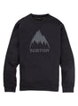 Burton Oak Mens Pullover Crew 2026 mid layer -- front view on model showing mid layer insulation