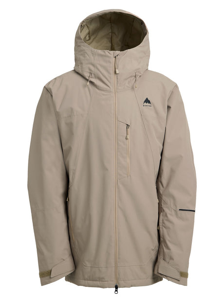 Burton Reserve 2l Insulated Mens Jacket 2026 ski jacket -- front view on model showing insulated shell and hood at Willis