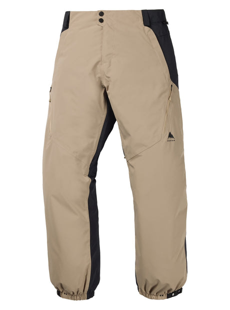 Burton Reserve 2l Relaxed Mens Pant 2026 ski pant -- front view on model showing insulated ski pant at Willis Ski and Board