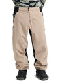 Burton Reserve 2l Relaxed Mens Pant 2026 ski pant -- Summit Taupe colorway front view on model
