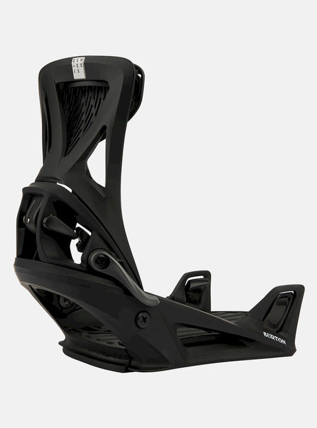 Burton Step On Genesis Snowboard Bindings snowboard binding -- side profile in black colorway