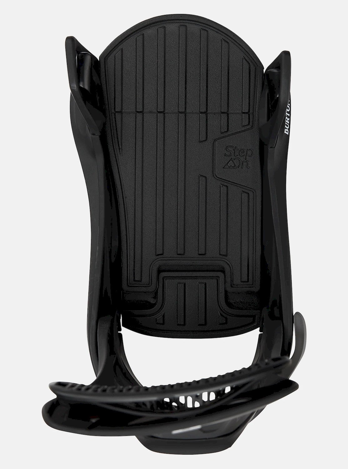 Burton Step On Genesis Snowboard Bindings snowboard binding -- toe piece detail in black colorway
