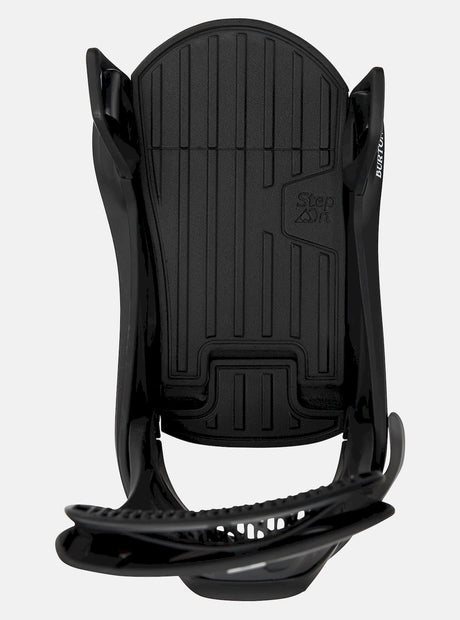 Burton Step On Genesis Snowboard Bindings snowboard binding -- toe piece detail in black colorway