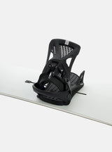 Burton Step On Genesis Snowboard Bindings snowboard binding -- heel piece detail in black colorway
