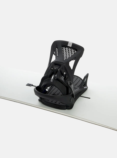 Burton Step On Genesis Snowboard Bindings snowboard binding -- heel piece detail in black colorway