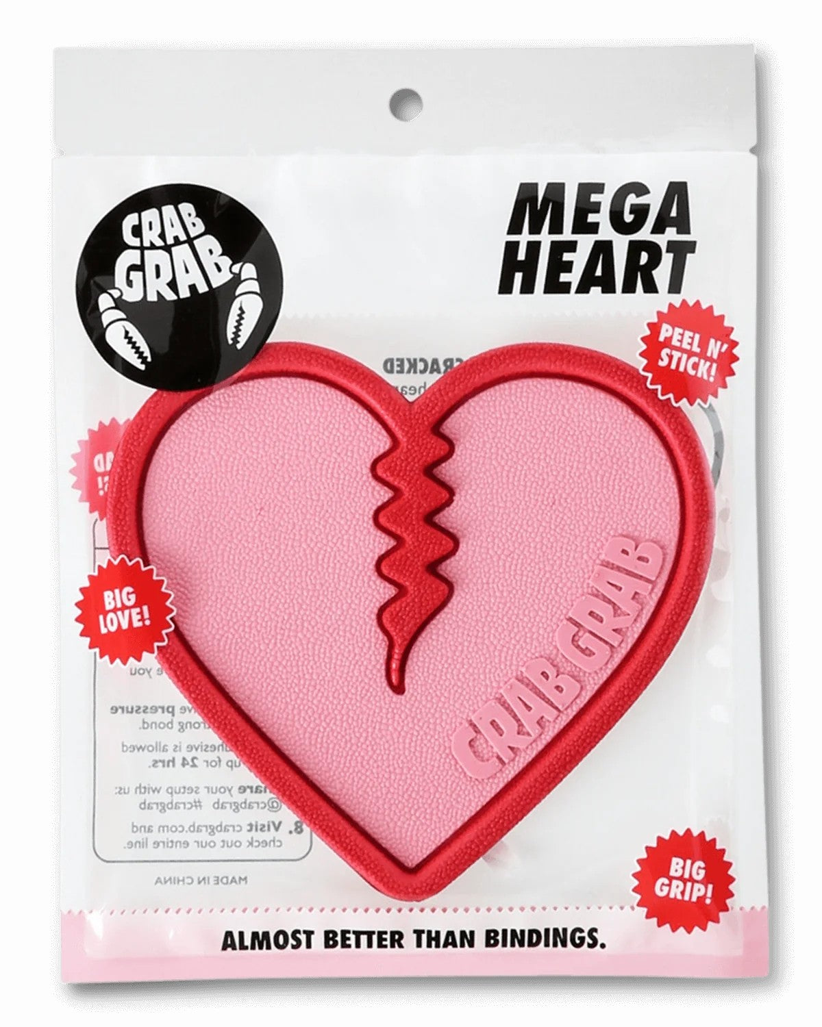 Crab Grab Mega Heart Traction Pad