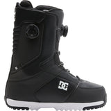 Dc Control Snowboard Boots 2026 snowboard boot -- Black White colorway outside profile showing lacing closure