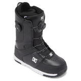 Dc Control Snowboard Boots 2026 snowboard boot -- Black White colorway outside profile showing lacing closure