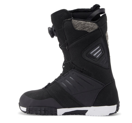 Dc Judge Sb Boots all-mountain snowboard -- Black White colorway top sheet graphic