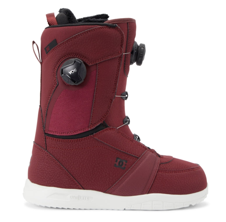 DC Lotus Boa Womens Sb Boots women's snowboard boot -- outside profile view at Willis Ski and Board Pittsburgh