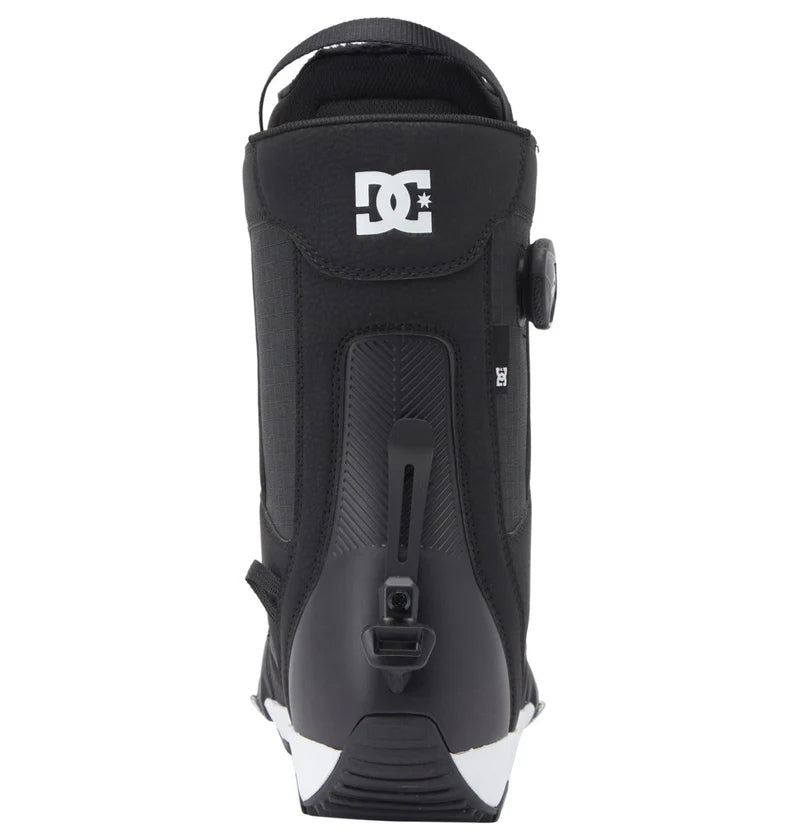 Dc Phase Boa Pro Step On Snowboard Boots snowboard boot -- Black White colorway outsole showing rubber grip pattern