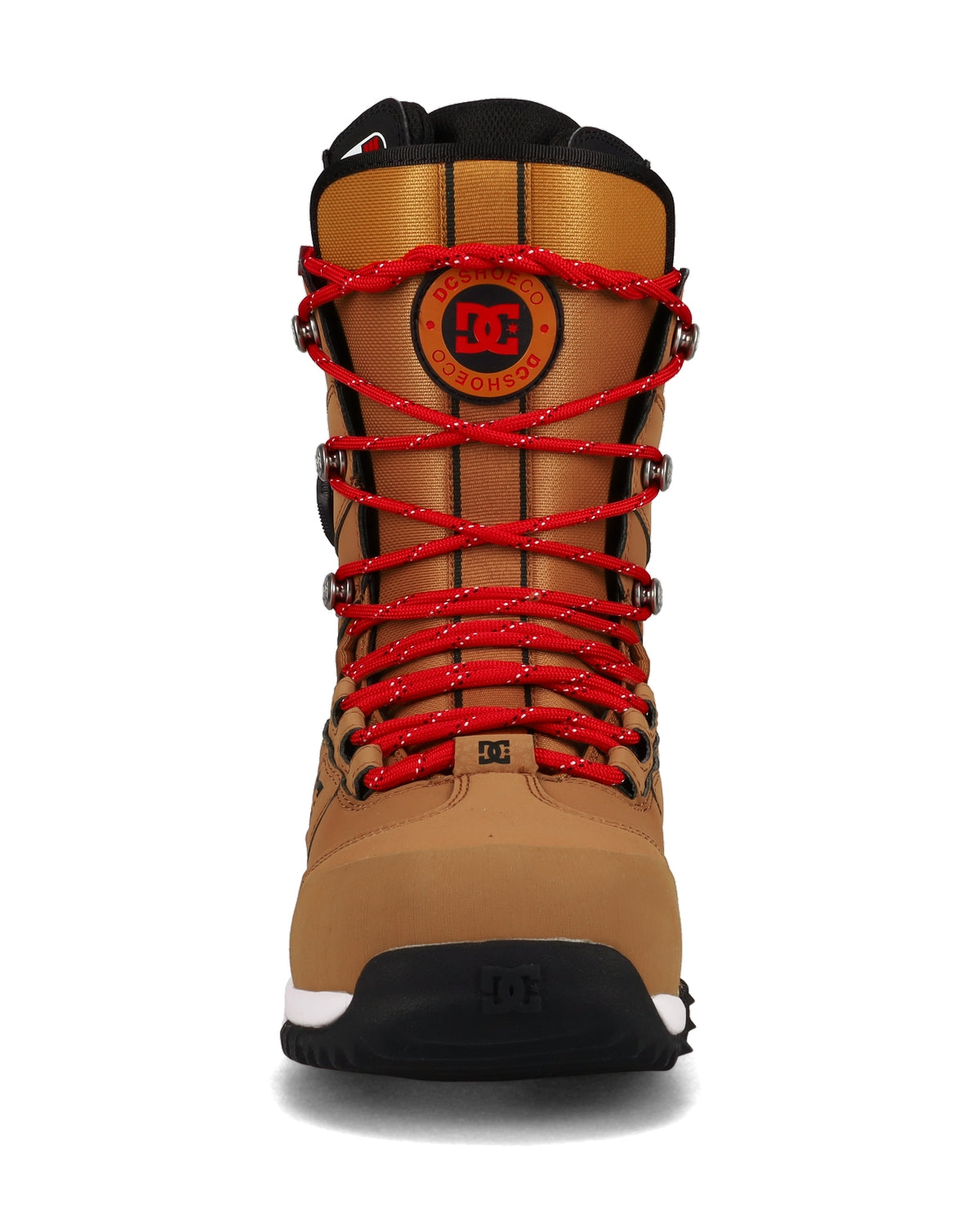 Dc Premier Hybrid Snowboard Boots 2026 snowboard boot -- Wheat 9 colorway outside profile showing lacing closure
