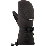Dakine Leather Camino Womens Mitten glove -- palm view showing glove construction