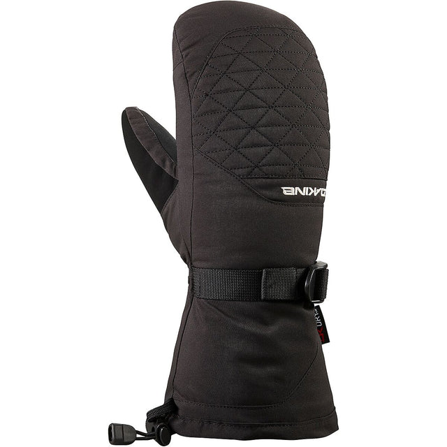 Dakine Leather Camino Womens Mitten glove -- palm view showing glove construction