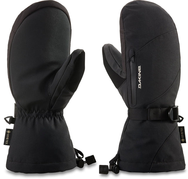 Dakine Leather Sequoia Womens Mitten glove -- palm view showing glove construction