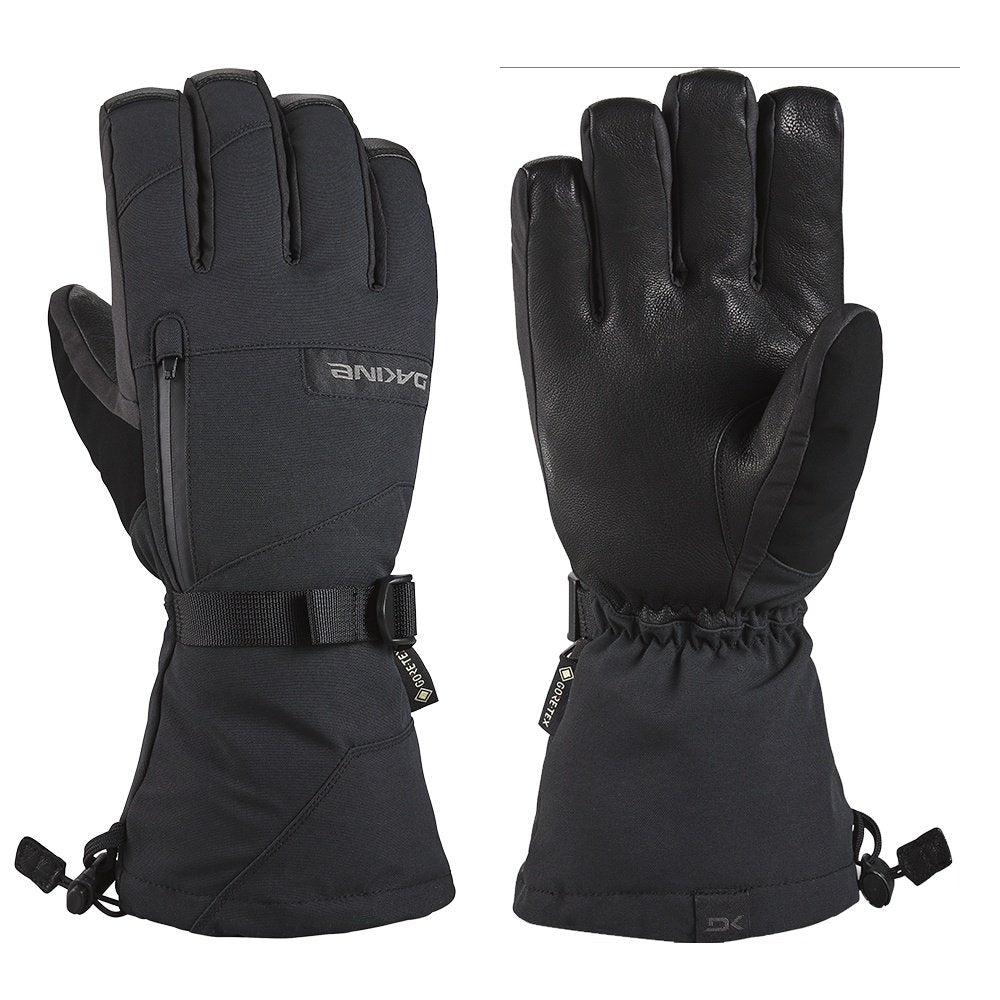 Dakine Leather Titan Gore Glove Mns glove -- palm view showing glove construction