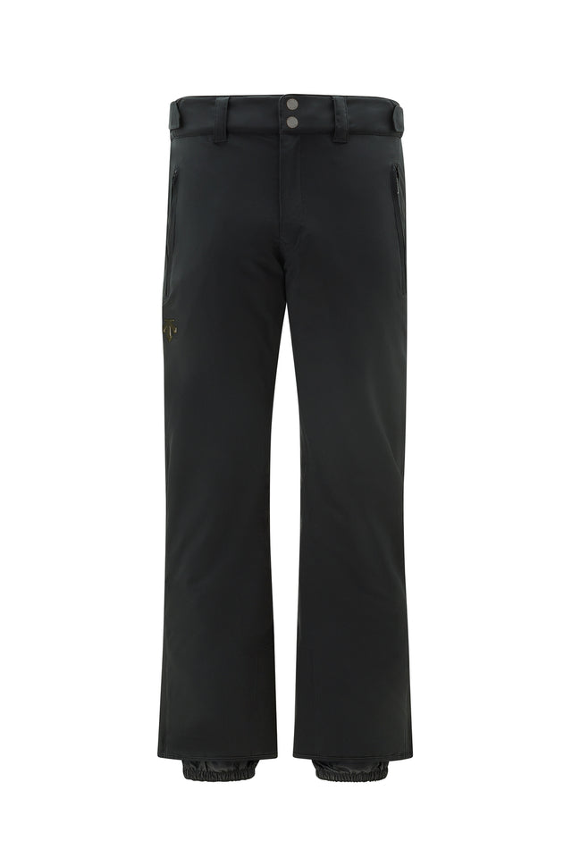 Descente Crown Mens Pant ski pant -- front view on model showing insulated ski pant at Willis Ski and Board Pittsburgh