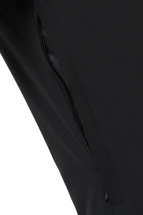 Descente Crown Mens Pant ski pant -- Black colorway front view on model
