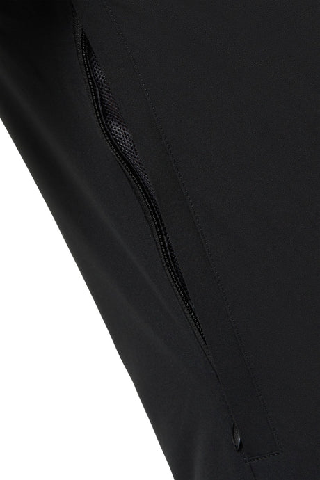Descente Crown Mens Pant ski pant -- Black colorway front view on model