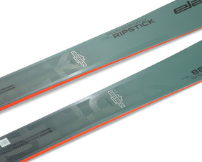 Elan Ripstick 88 Skis Package With Attack 11 Ski Bindings alpine binding -- Flat colorway top view showing toe and heel piece