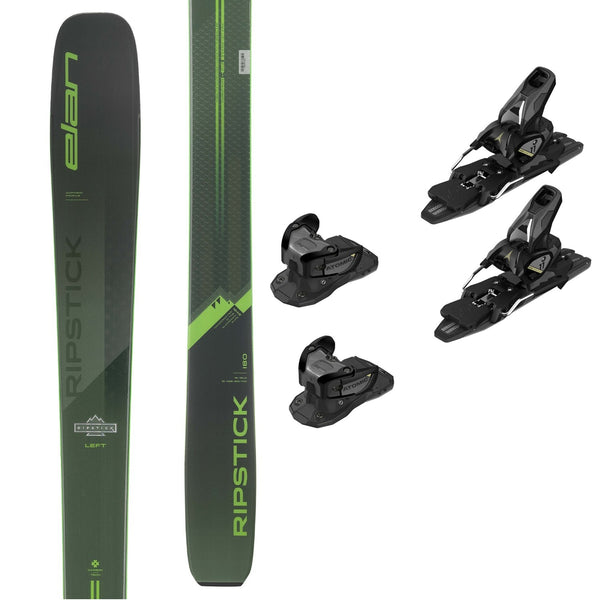 This is an image of Elan Ripstick 96 skis Package