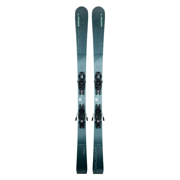 This is an image of Elan Wildcat 76 C LS Skis with ELW 9.0 Bindings