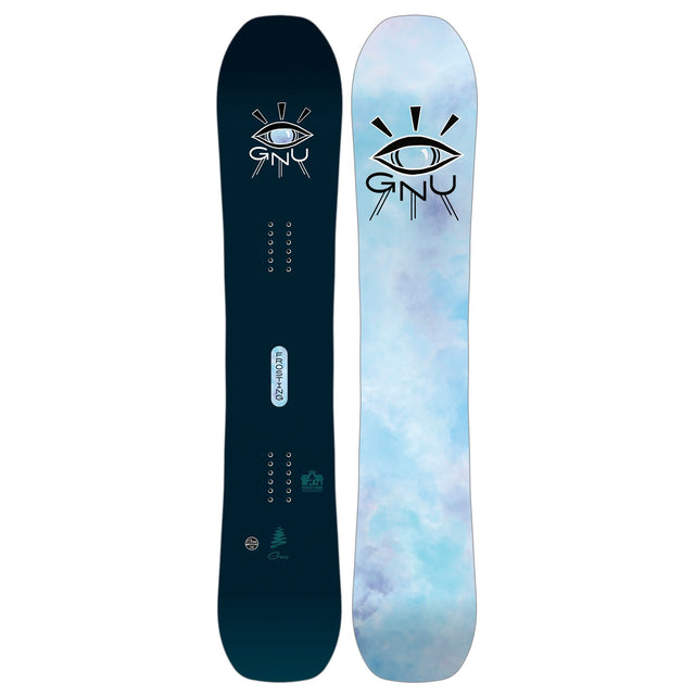 Gnu Frosting Snowboard 2026 all-mountain snowboard -- top sheet graphic at Willis Ski and Board Pittsburgh