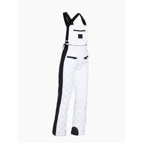 Goldbergh Agnes Ski Salopette all-mountain ski -- White colorway top sheet graphic