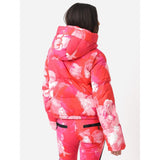 Goldbergh Alpenrose Womens Jacket ski jacket -- front view on model showing insulated shell and hood at Willis Ski and Board