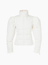 Goldbergh Delphine Womens Jacket ski jacket -- front view on model showing insulated shell and hood at Willis Ski and Board