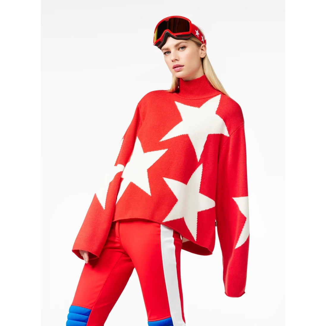 Goldbergh Womens Rising Star Sweater product -- Flame colorway product view