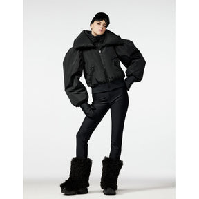 Goldbergh Vava Womens Ski Jacket ski jacket -- front view on model showing insulated shell and hood at Willis Ski and Board