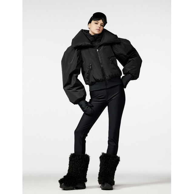 Goldbergh Vava Womens Ski Jacket ski jacket -- front view on model showing insulated shell and hood at Willis Ski and Board