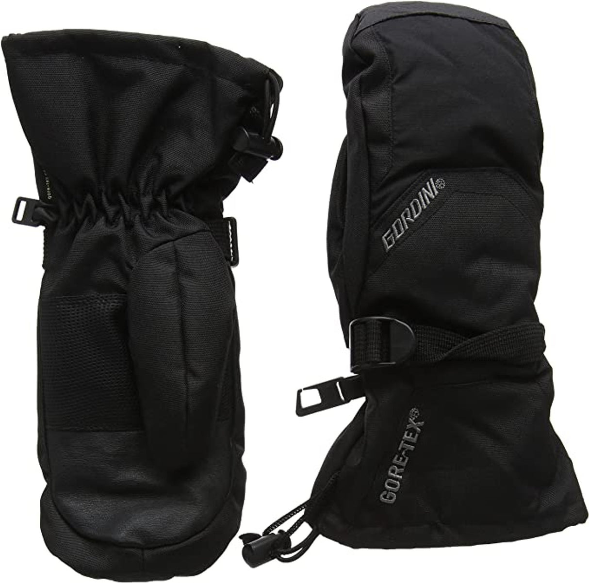 Gordini Gore Gauntlet Womens Mitten glove -- palm view showing glove construction