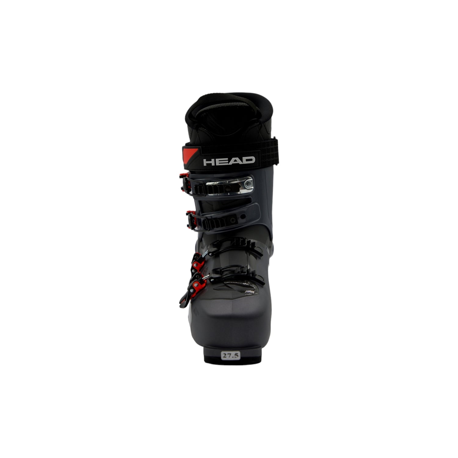 Head Edge 100 Hv Ski Boots alpine ski boot -- Anthracite Red colorway outside profile view