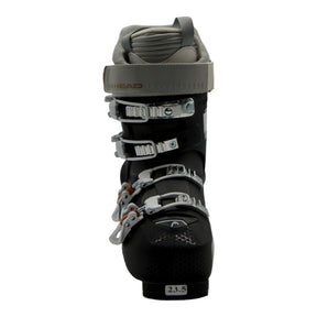 Head Edge Lyt 80 W Ski Boots 2023 women's ski boot -- top buckle detail in black colorway