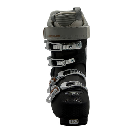 Head Edge Lyt 80 W Ski Boots 2023 women's ski boot -- top buckle detail in black colorway
