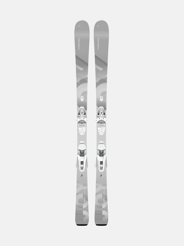 This is an image of Head Pure Joy Skis with Joy 9 Bindings 2026