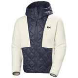 Helly Hansen Stowe Hooded Hybrid Mens Jacket 2026 ski jacket -- front view on model showing insulated shell and hood at