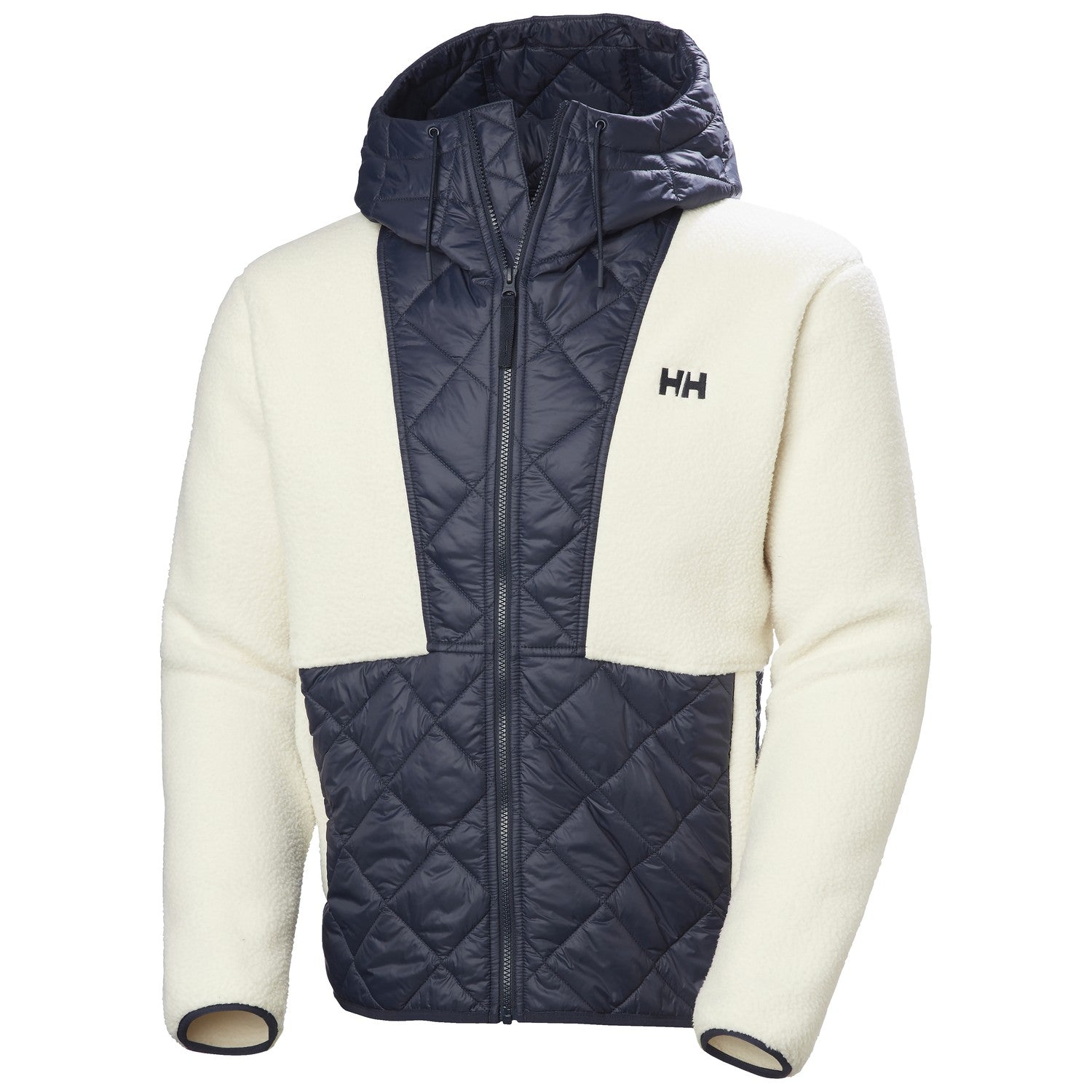 This is an image of Helly Hansen Stowe Hooded Hybrid Mens Jacket 2026