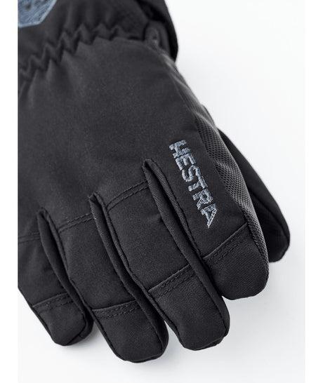 Hestra Ferox Junior Glove glove -- palm view showing glove construction