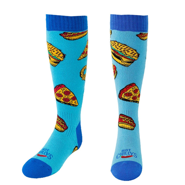 This is an image of Hot Chillys Youth Snacks Sock