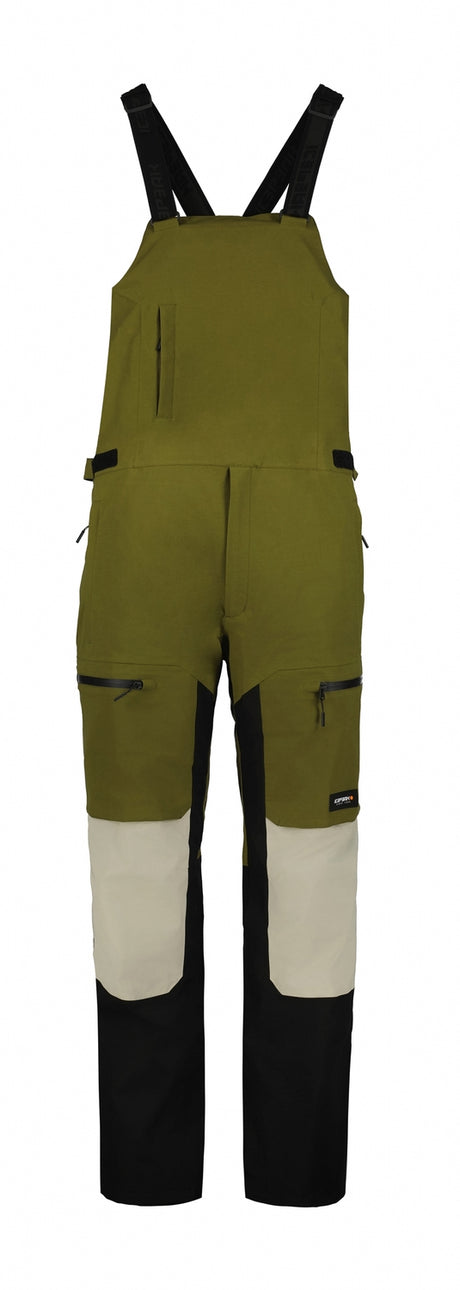 Icepeak Cambo Mens Bib 2026 ski pant -- front view on model showing insulated ski pant at Willis Ski and Board Pittsburgh