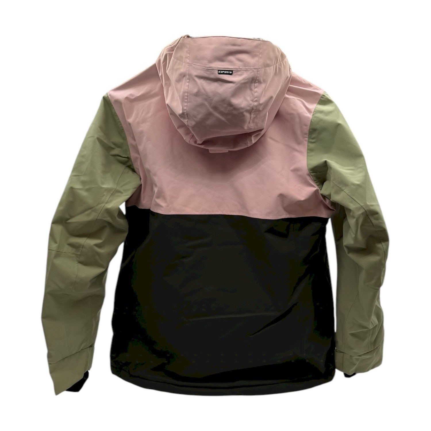 Icepeak Cathay Womens Jacket ski jacket -- Light Green 527 colorway lifestyle view showing full jacket silhouette