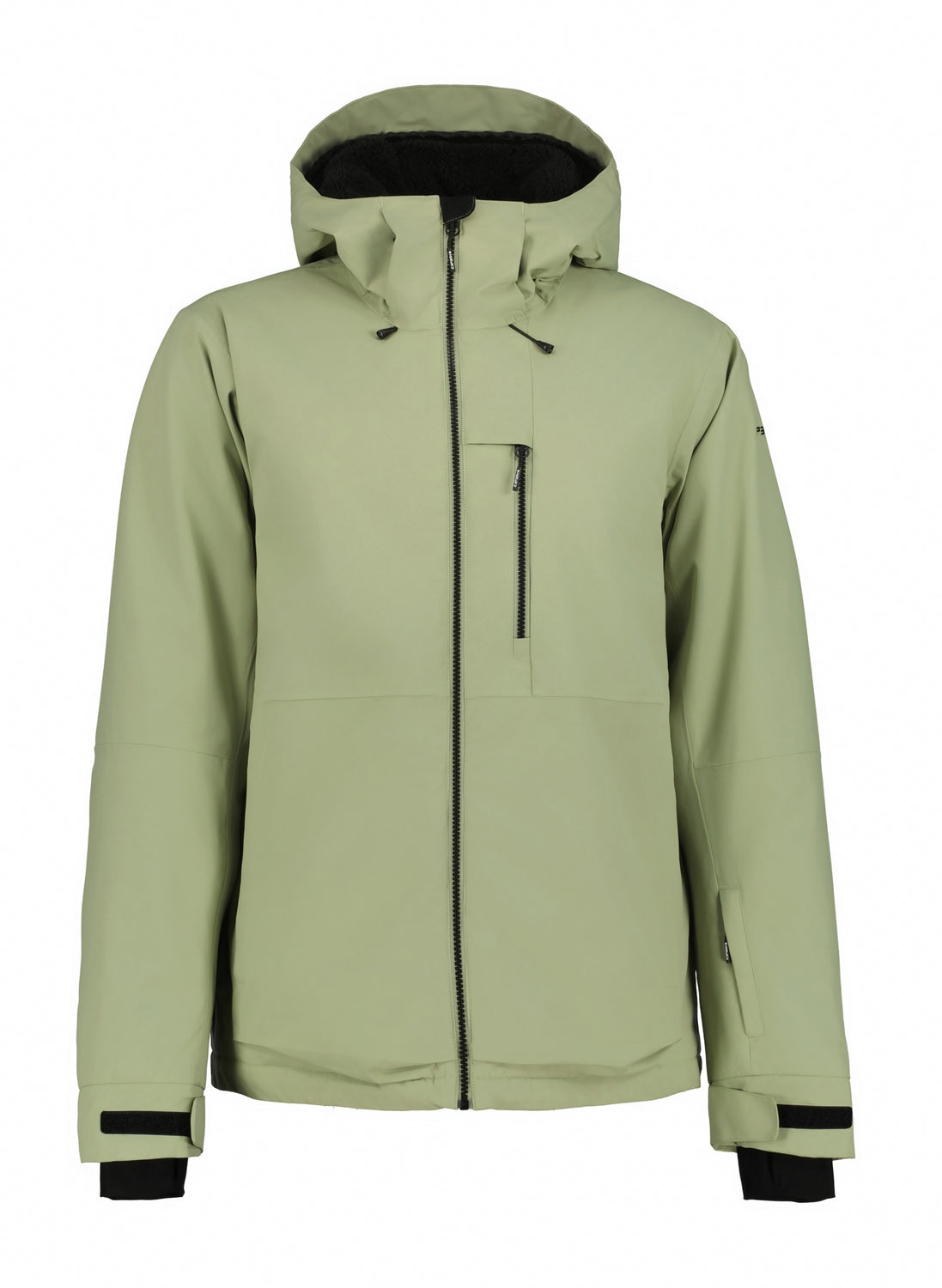 Icepeak Chester Mens Jacket ski jacket -- front view on model showing insulated shell and hood at Willis Ski and Board