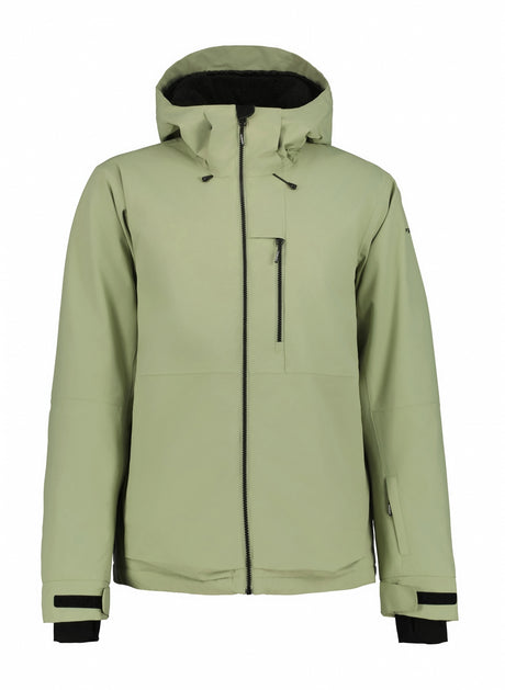 Icepeak Chester Mens Jacket ski jacket -- front view on model showing insulated shell and hood at Willis Ski and Board