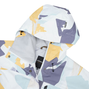 Icepeak Creola Womens Jacket 2026 ski jacket -- Lavender colorway front view on model with hood and cuffs
