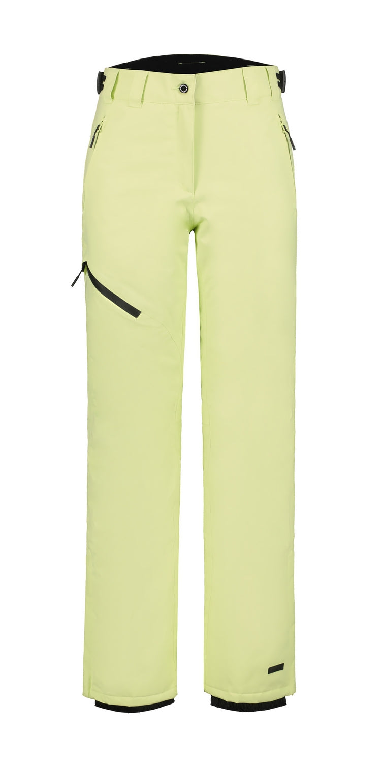 Icepeak Curlew Womens Pant ski pant -- front view on model showing insulated ski pant at Willis Ski and Board Pittsburgh