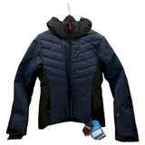 Icepeak Eleele Womens Jacket ski jacket -- front view on model showing insulated shell and hood at Willis Ski and Board
