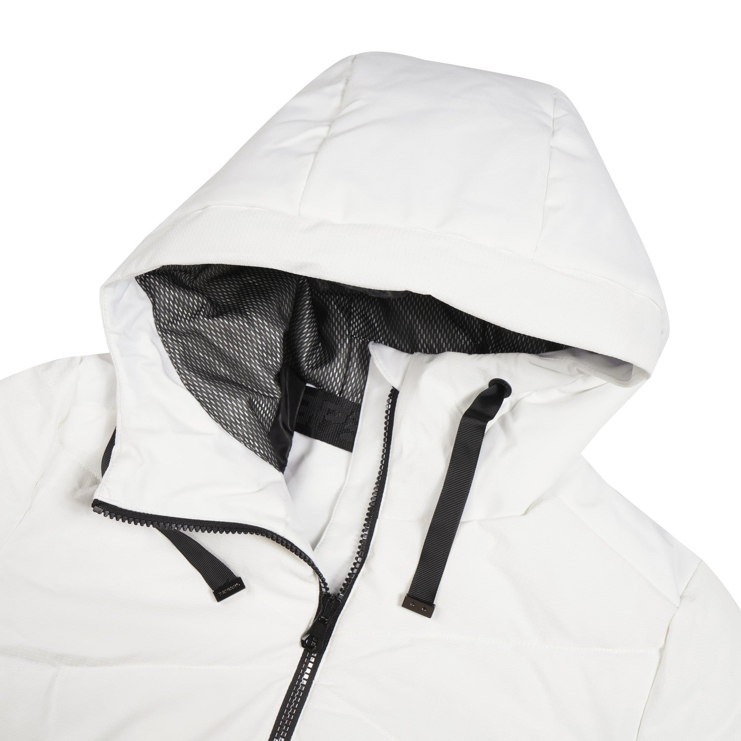 Icepeak Ellwangen Womens Jacket 2026 ski jacket -- Optic White colorway outside profile showing zippered pockets and seams